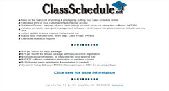 Desktop Screenshot of classschedule.net